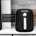 FREIDORA DE AIRE SUONO 3.2L 1450W NEGRO