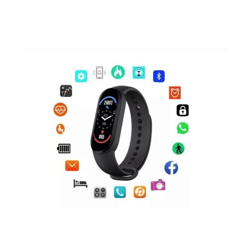 SMART BAND 6 M6 BLUETOOTH BLANCO