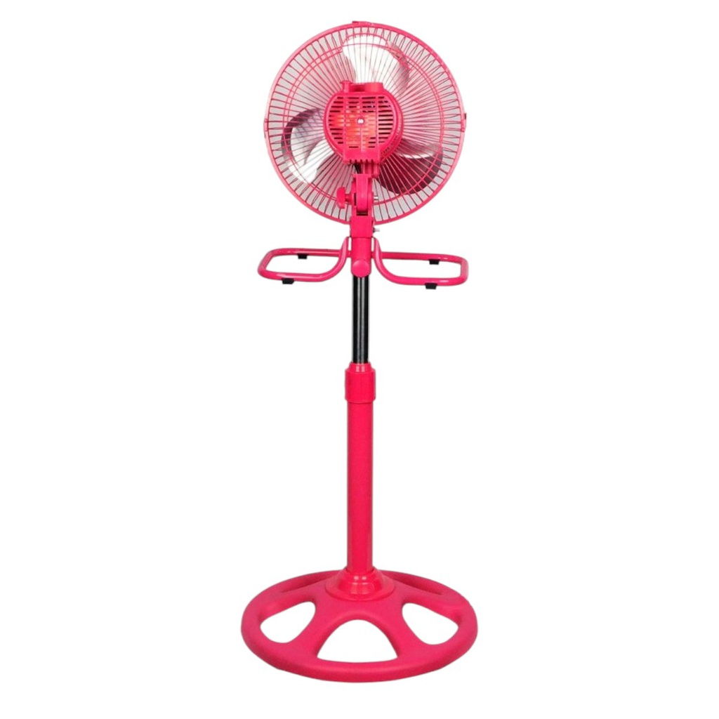 VENTILADOR DE PIE STAR TRAK STP31-10R MULTIFUNCION 3 EN 1 ROSA 10"