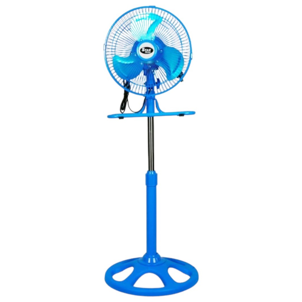 VENTILADOR DE PIE STAR TRAK STP31-10N MULTIFUNCION 3 EN 1 CELESTE 10"