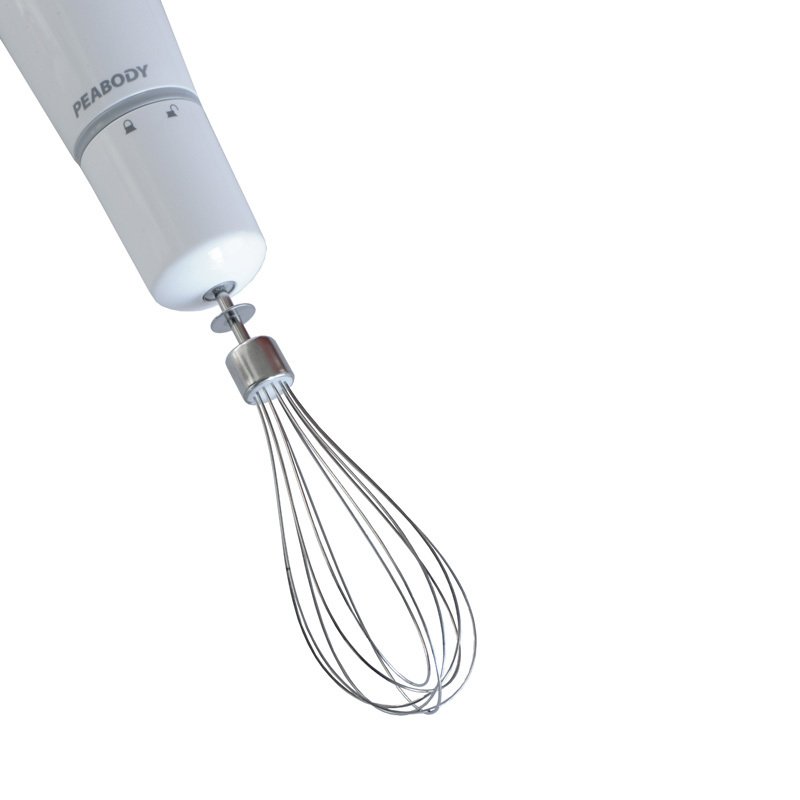 LICUADORA DE MANO PEABODY PE-LMA323B C/ACC. PICADOR 600 W BLANCA