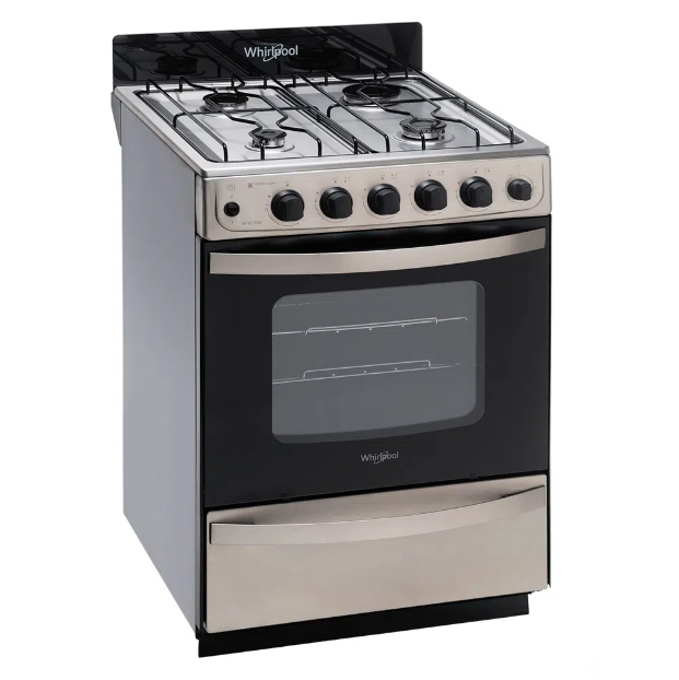 COCINA WHIRLPOOL WFX57DW INOX 55 CM REJ ALAMBRE