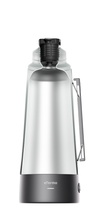 TERMO ELECTRICO PEABODY PE-ET1001R 1LT. C/BOMBILLA INTEGRADA ROJO