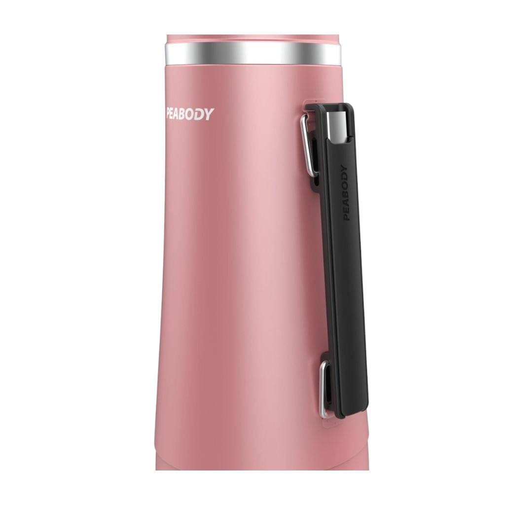 TERMO ELECTRICO PEABODY PE-ET1001R 1LT. C/BOMBILLA INTEGRADA ROSA