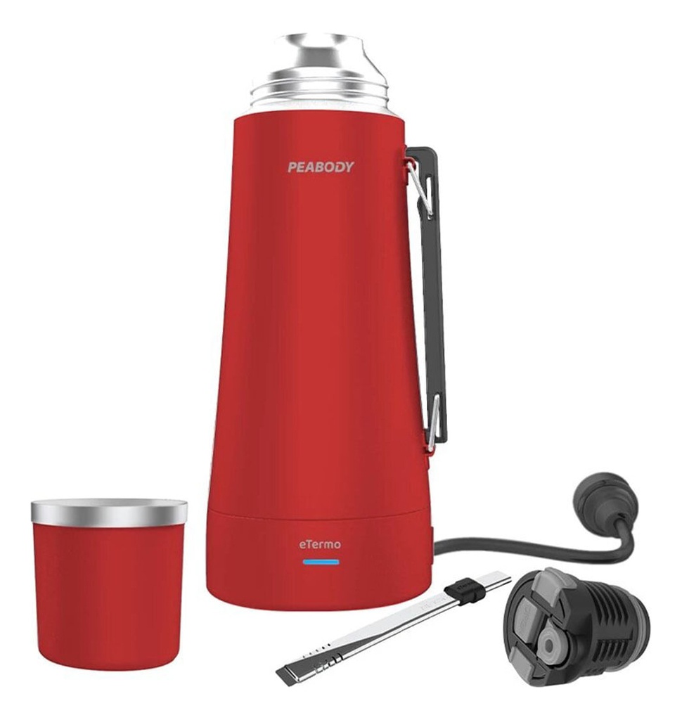 Termo Electrico Peabody Pe-et1001r 1lt. C/bombilla Rojo