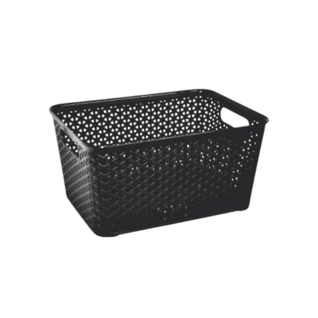 CESTO RATAN DEL PLASTIC COD.953 RECTANGULAR