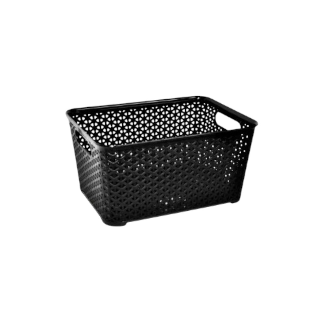 CESTO RATAN DEL PLASTIC COD.955 RECTANGULAR