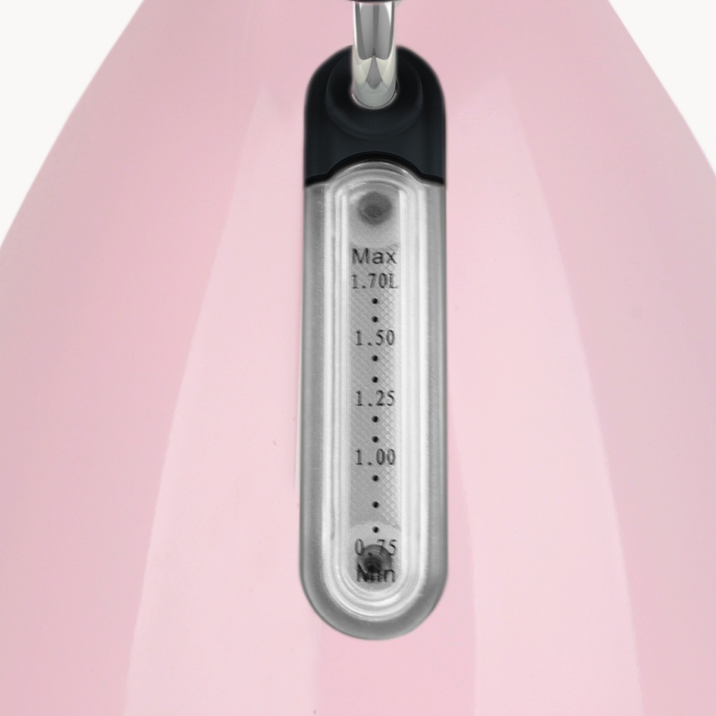 PAVA ELECTRICA PEABODY PE-KV8213-P ROSA C/RELOJ TEMP.