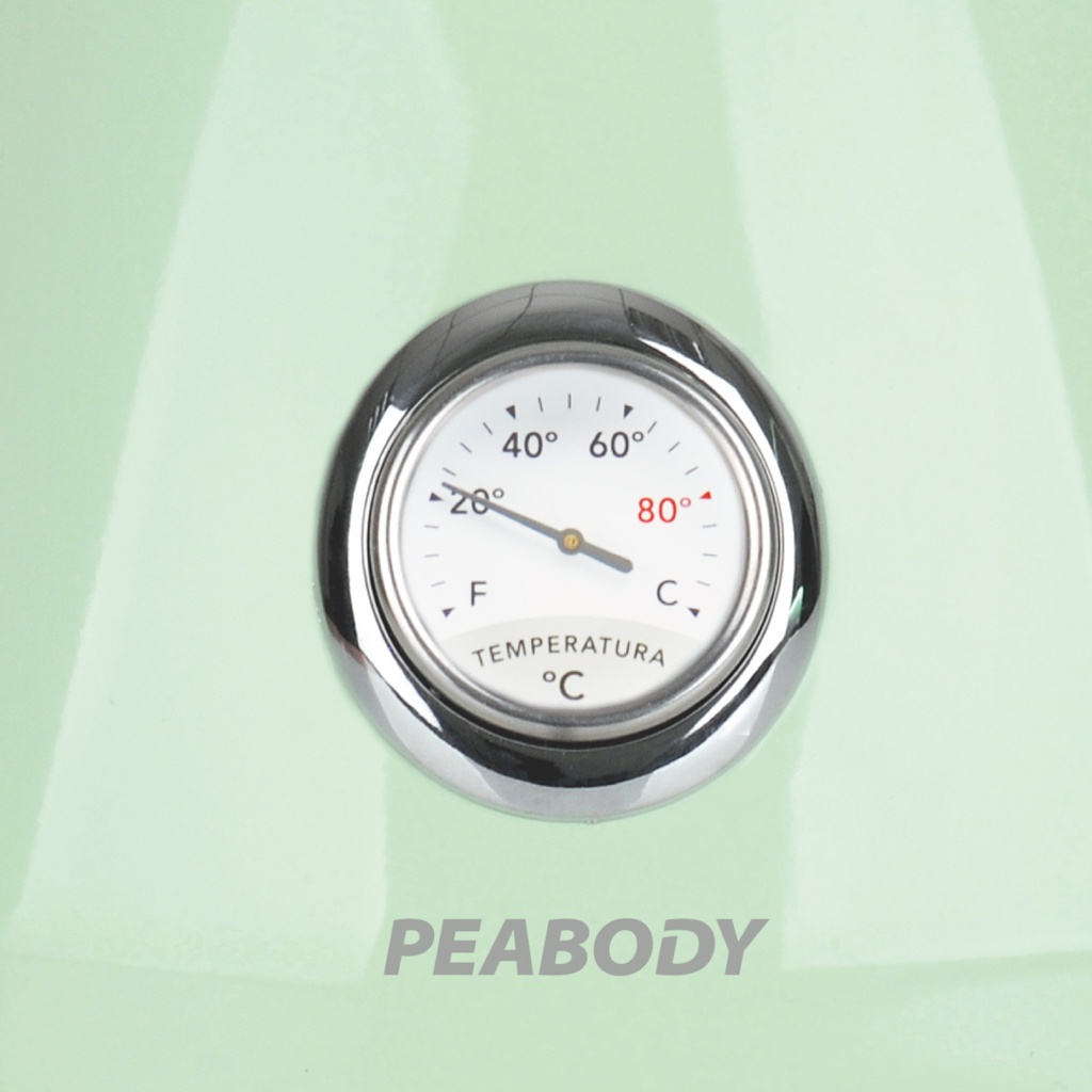 PAVA ELECTRICA PEABODY PE-KV8213-MV C/TERMOMETRO VERDE