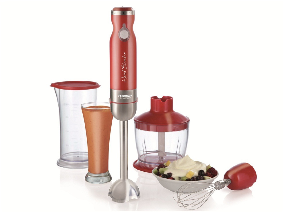 LICUADORA DE MANO PEABODY PE-LMA327R ROJA