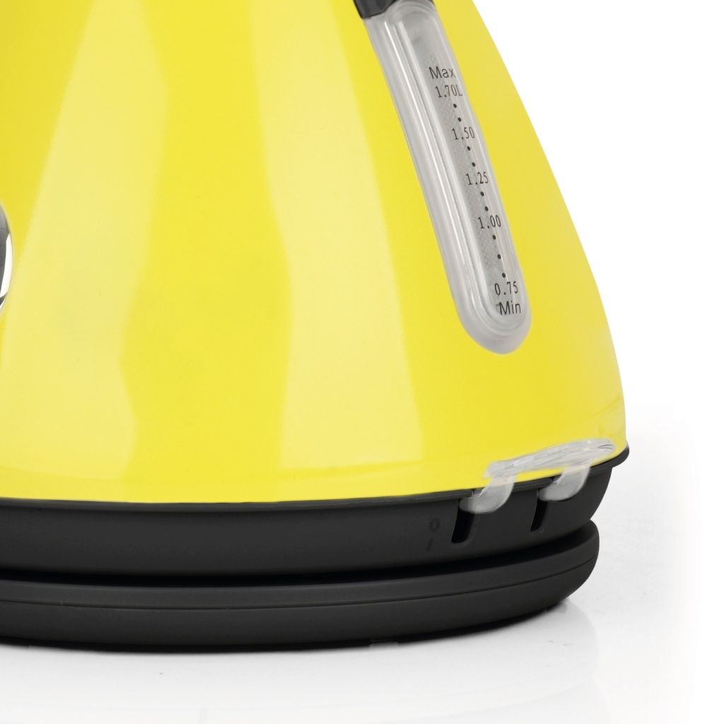PAVA ELECTRICA PEABODY PE-KV8213-A C/RELOJ TEMP. AMARILLO