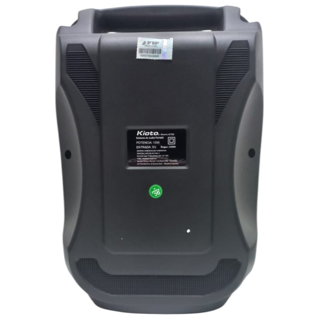 PARLANTE KIOTO KT85 C/AROS DE LUZ LED RGB