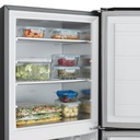 Heladera Con Freezer 314 Lts Black Steel Drean Hdr320f00n Color Negro
