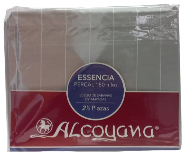 SABANA ALCOYANA MOD. 111-2-1 ESSENCIA  2 1/2 PL. 180 HILOS ESTAMPADA