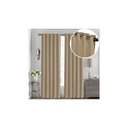 CORTINA BLACK OUT TERRENAL LISA NATURAL 140X220 CM