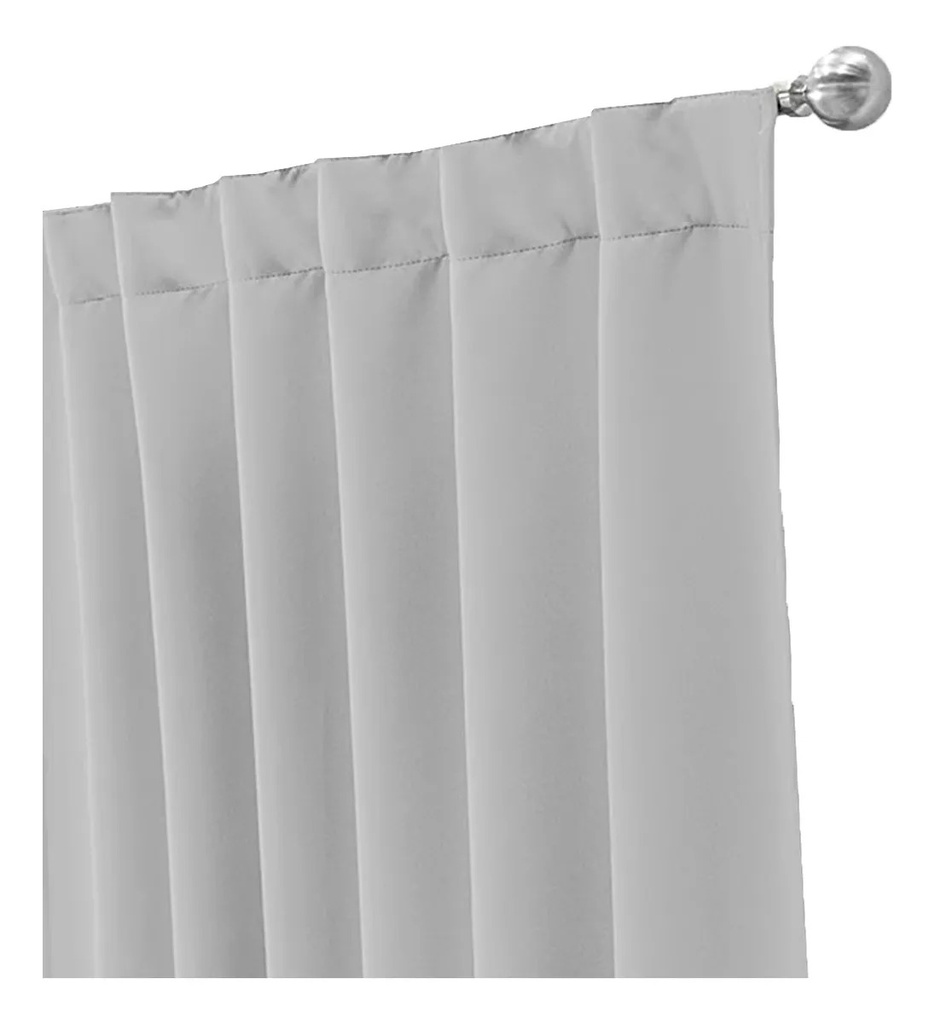 CORTINA BLACK OUT CAMPOMAYO GRIS CLARO 140X220 CM