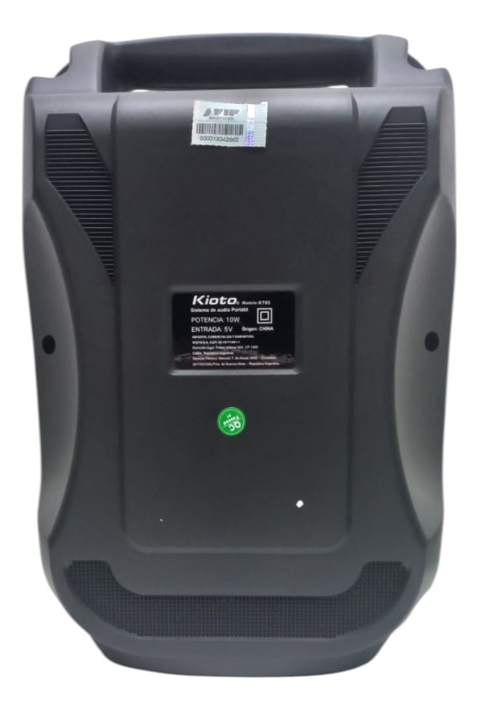 Parlante Kioto Kt85 C/aros De Luz Led Rgb