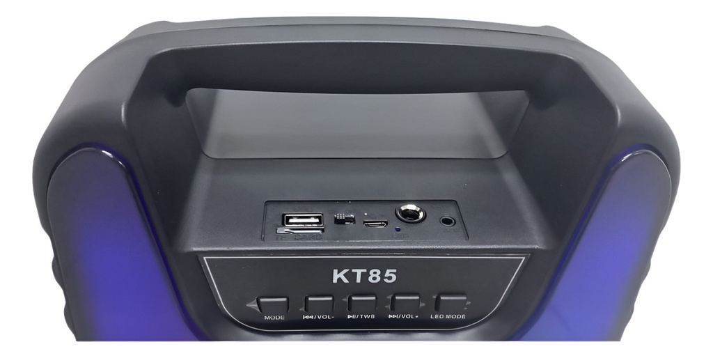 Parlante Kioto Kt85 C/aros De Luz Led Rgb