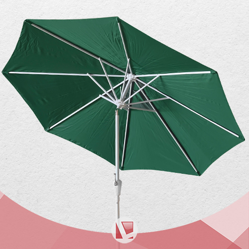 SOMBRILLA LAURY GB250 2,5 MT CAÑO ACERO POLIÉSTER VERDE RECLINABLE