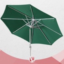 SOMBRILLA LAURY GB250 2,5 MT CAÑO ACERO POLIÉSTER VERDE RECLINABLE