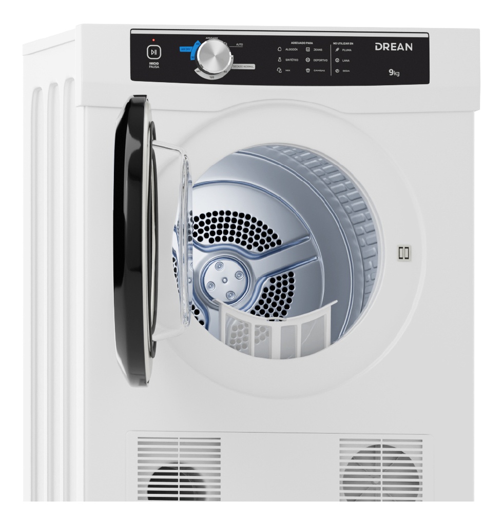 Secarropas Por Calor 9 Kg Blanco Drean Sed090vbcl0