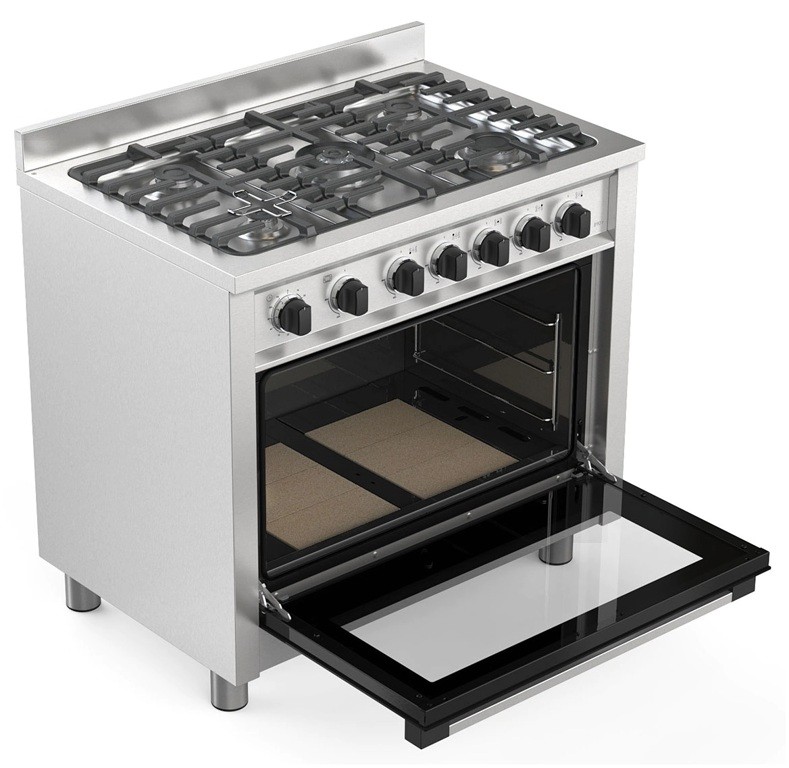 COCINA ORMAY BARBACOA B90 T ACERO INOXIDABLE