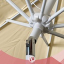 Sombrilla Laury Gb250 2,5 Mt Caño Acero Poliéster Beige Recl