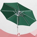 Sombrilla Laury Gb250 2,5 Mt Caño Acero Poliéster Verde Recl