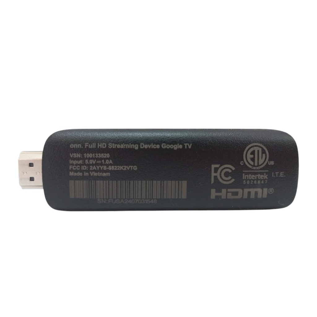 CONVERSOR WATCH ONN GOOGLE TV STICK HD