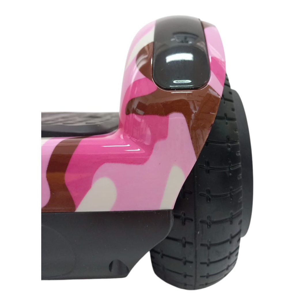 SKATE HOVERBOARD QY-BW- ROSA CAMUFLADO RUEDA 6,5