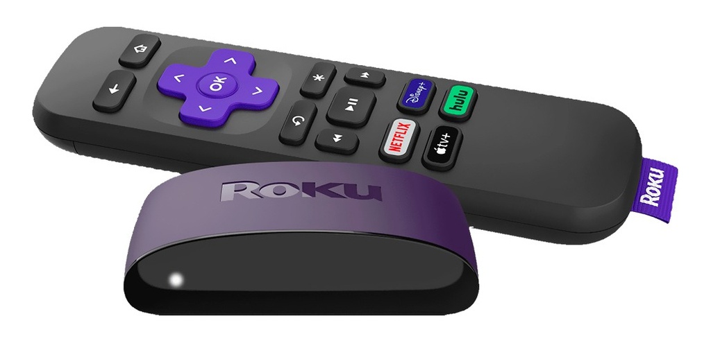 Conversor Smart Tv Roku Le 3930s4 Hdmi Negro Y Violeta