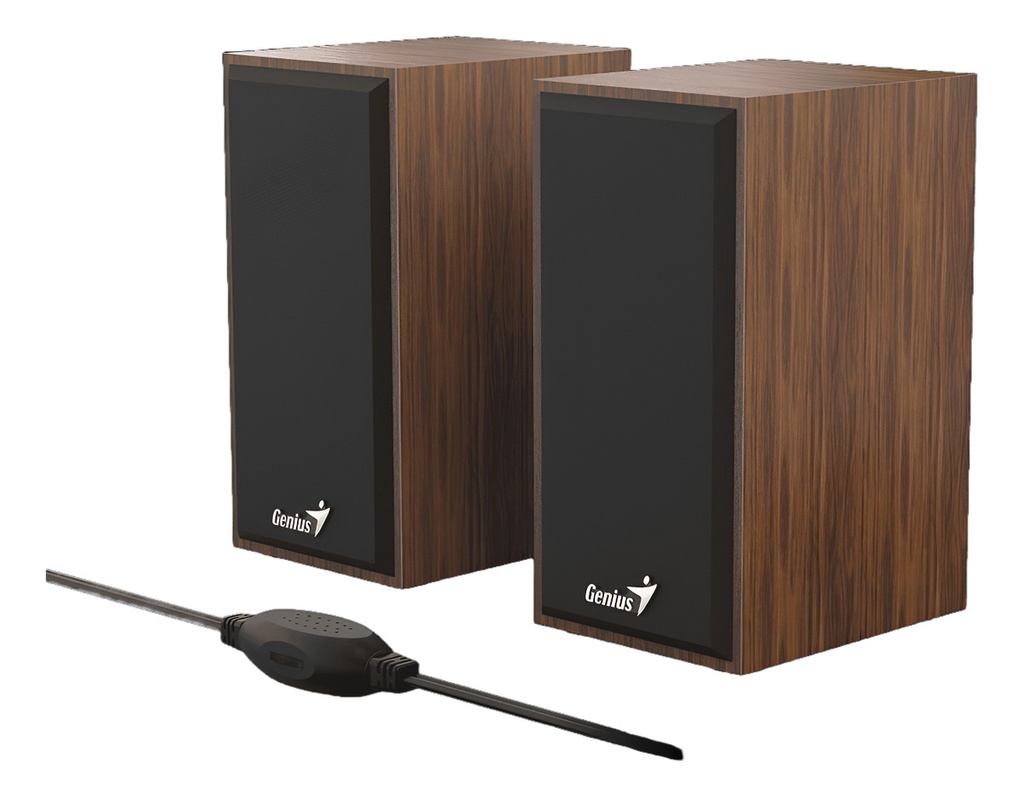 Parlante Genius Sp-hf180 Usb 6w Color Wooden