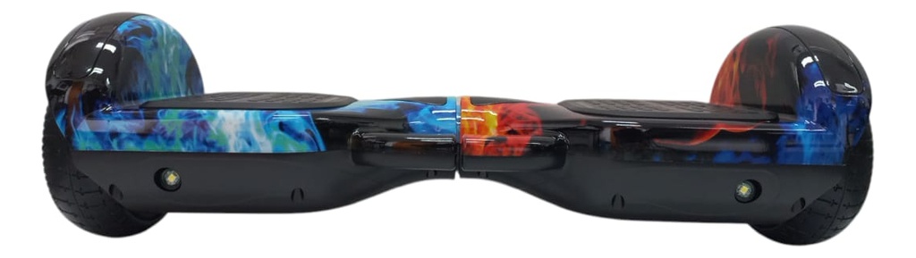 Skate Hoverboard Qy-bw- Grafiti Azul Camuflado Rueda 6,5