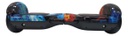Skate Hoverboard Qy-bw- Grafiti Azul Camuflado Rueda 6,5