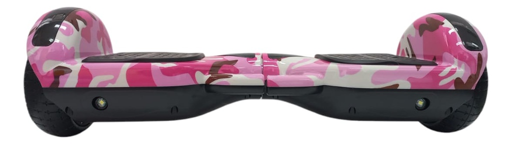 Skate Hoverboard Qy-bw- Rosa Camuflado Rueda 6,5