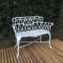 SILLON DOBLE BOSTON BLANCO