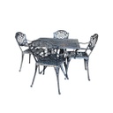 JUEGO JARDIN CHATEAU X4 SILLONES GRIS CUADRADO