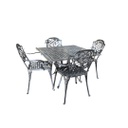 JUEGO JARDIN CHATEAU X4 SILLONES GRIS CUADRADO