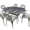 JUEGO DE JARDIN CHATEAUX X 6 GRIS OVAL