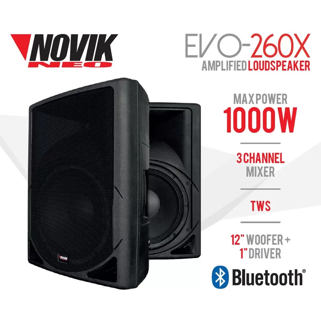 AMPLIFICADOR NOVIK NEO EVO-260X ACUSTICA TWS/BT