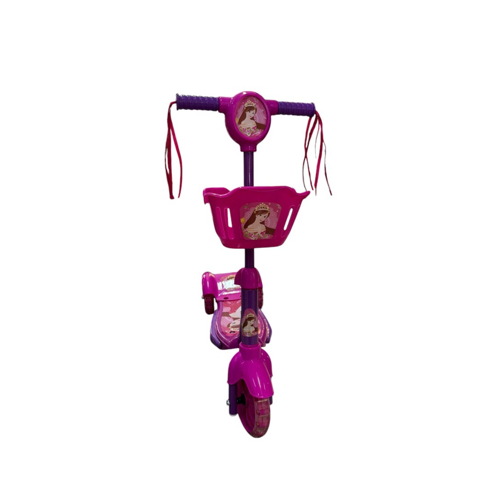 MONOPATIN INFANTIL ALUMINIO CON 3 RUEDAS ROSA 5003A