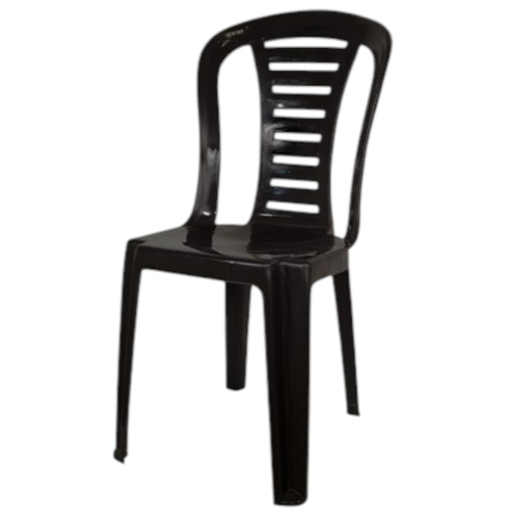SILLA PLASTICA LAURY ART.12716 REINA PRAGA NEGRA