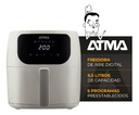 Freidora De Aire Digital Sin Aceite Atma Fr60ar 6,5l Blanco