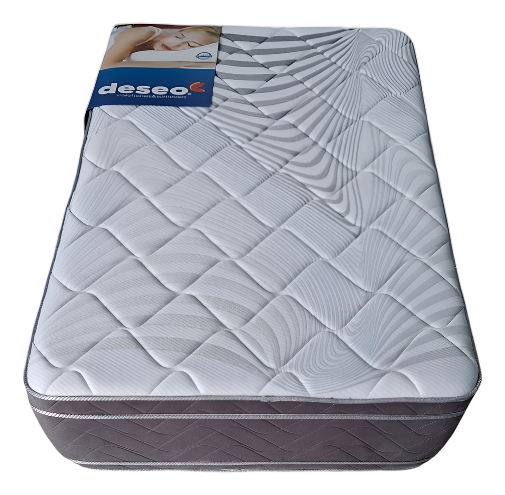 Colchon 1 1/2 Plaza Deseo Coral Espuma Soft 100x200 Cm