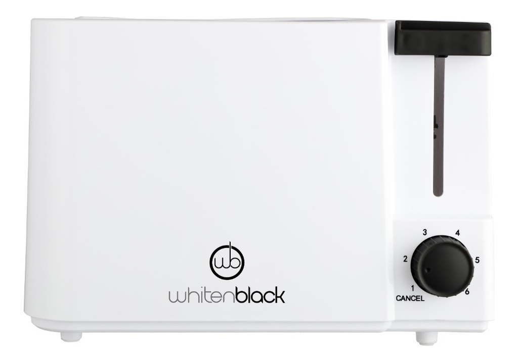 Tostadora Electrica Whitenblack Wbatwb01 6 Niveles