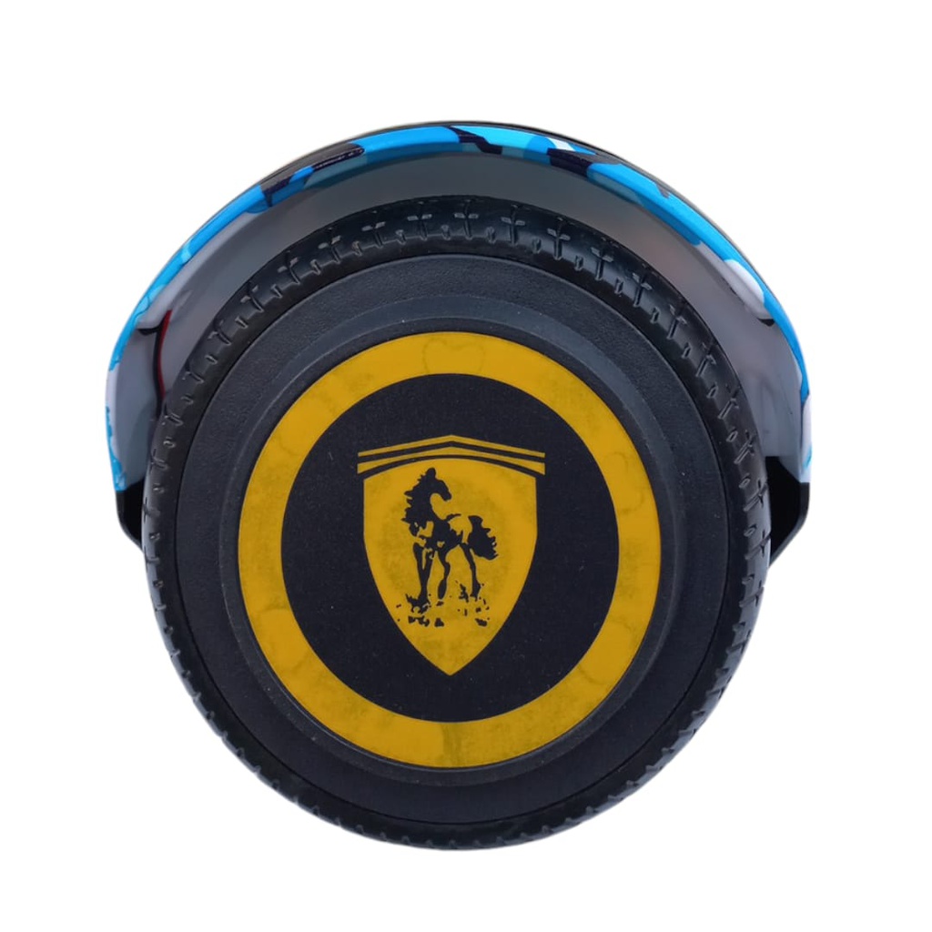 SKATE HOVERBOARD QY-BW- HIELO FUEGO RUEDA 6,5