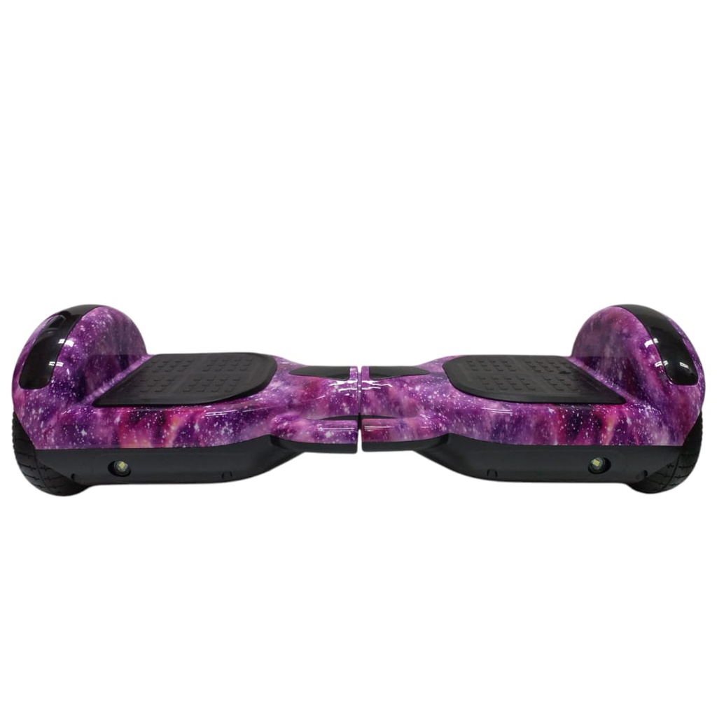 SKATE HOVERBOARD QY-BW- CIELO ESTRELLADO VIOLETA RUEDA 6,5