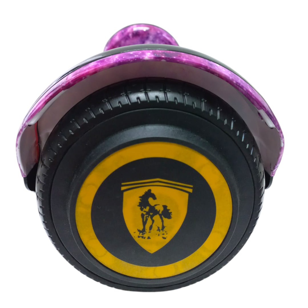 SKATE HOVERBOARD QY-BW- CIELO ESTRELLADO VIOLETA RUEDA 6,5