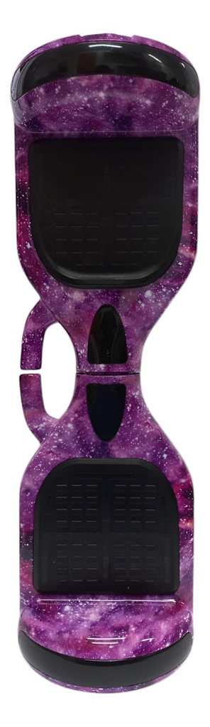 Skate Hoverboard Qy-bw Cielo Estrellado Violeta Rueda 6,5
