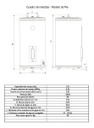 Termotanque Eléctrico Rheem Tep155rh 155l 220v De Pie Gris